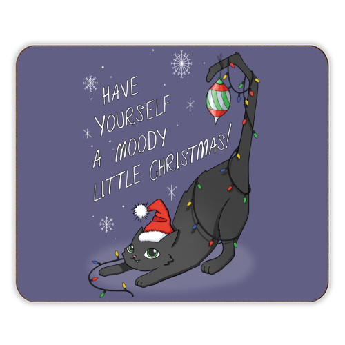 Have Yourself A Moody Little Christmas - designer placemat by Melina Garcia Ayala