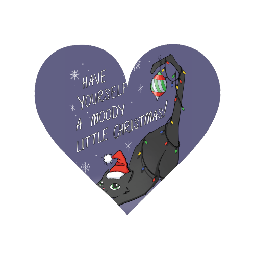 Have Yourself A Moody Little Christmas - Magnet by Melina Garcia Ayala