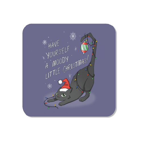 Have Yourself A Moody Little Christmas - Magnet by Melina Garcia Ayala