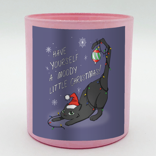 Have Yourself A Moody Little Christmas - scented candle by Melina Garcia Ayala
