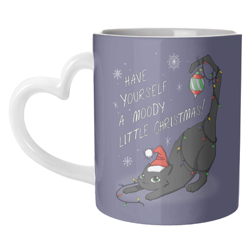 Have Yourself A Moody Little Christmas - unique mug by Melina Garcia Ayala
