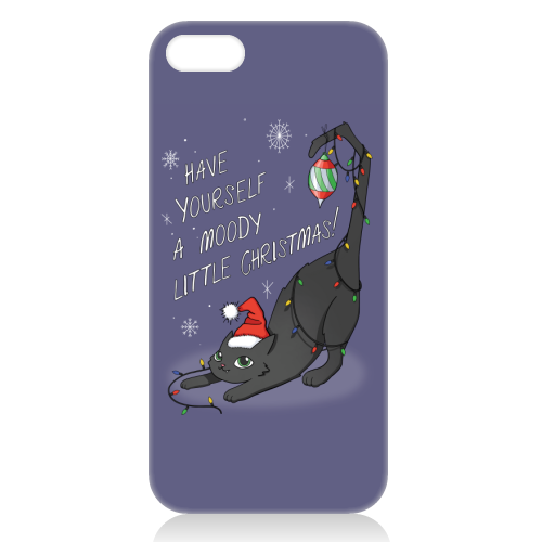 Have Yourself A Moody Little Christmas - unique phone case by Melina Garcia Ayala
