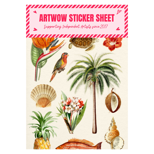 Hawaii Collection - Sticker Sheet by Gal Design