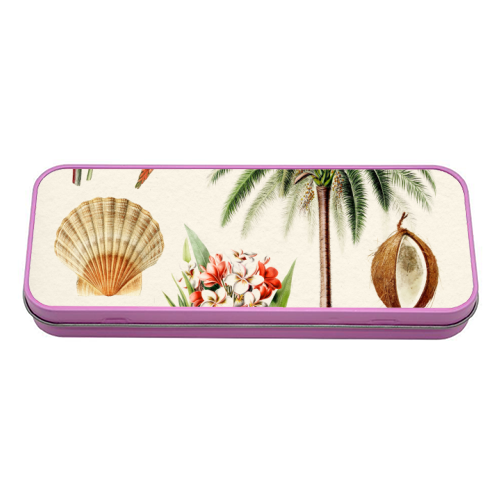 Hawaii Collection - tin pencil case by Gal Design