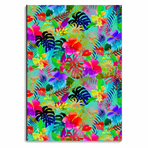 Hawaiian Hibiscus - personalised A4, A5, A6 notebook by Colour Pop Prints