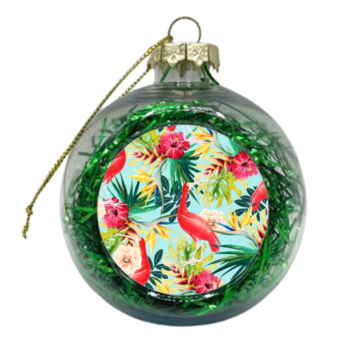 Hawaiian Vibe - xmas bauble by Uma Prabhakar Gokhale