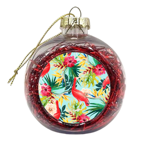 Hawaiian Vibe - xmas bauble by Uma Prabhakar Gokhale