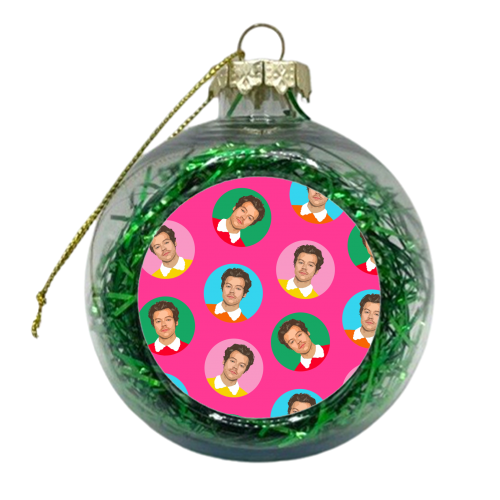 Hazza Balls Pink - xmas bauble by DOLLY WOLFE
