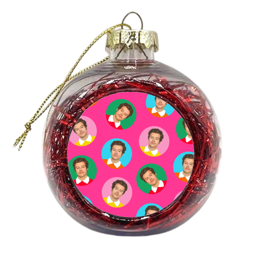 Hazza Balls Pink - xmas bauble by DOLLY WOLFE