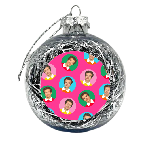 Hazza Balls Pink - xmas bauble by DOLLY WOLFE