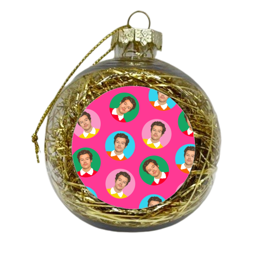 Hazza Balls Pink - xmas bauble by DOLLY WOLFE