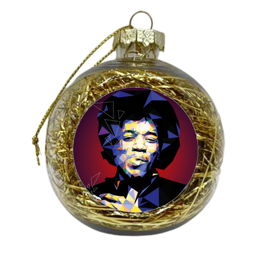 Hear my Train A'comin' - xmas bauble by Suzanne Waters