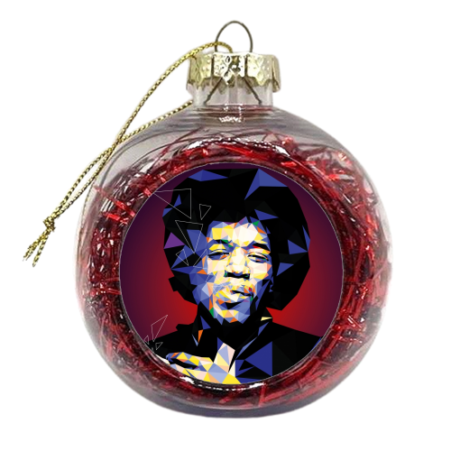 Hear my Train A'comin' - xmas bauble by Suzanne Waters