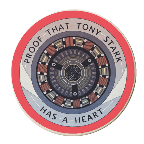 Heart of Stark - personalised beer coaster by Danny Welch