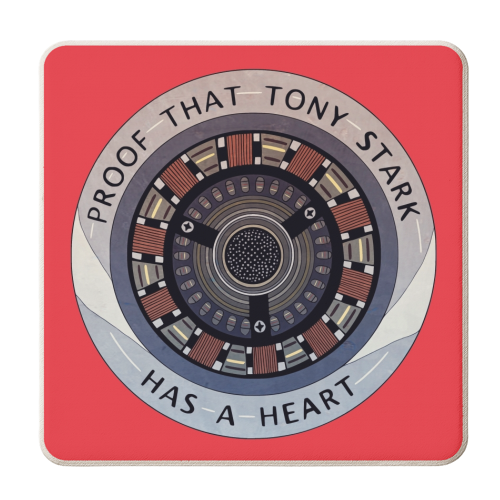 Heart of Stark - personalised beer coaster by Danny Welch