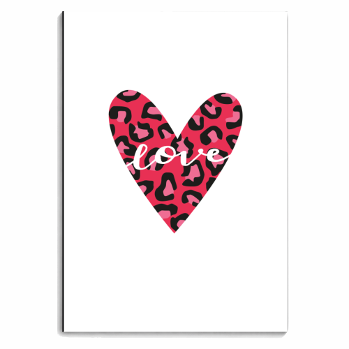 Heart with Print - personalised A4, A5, A6 notebook by The Boy and the Bear