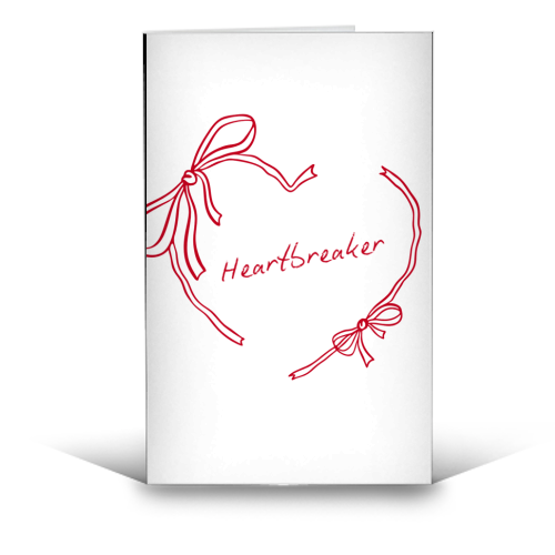 Heartbreaker - funny greeting card by Ms Doodle