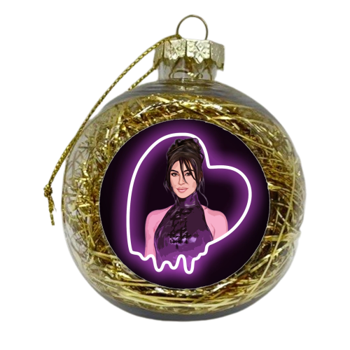Heartbreaker Kim - xmas bauble by DOLLY WOLFE