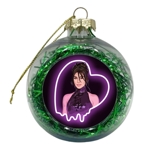 Heartbreaker Kim - xmas bauble by DOLLY WOLFE