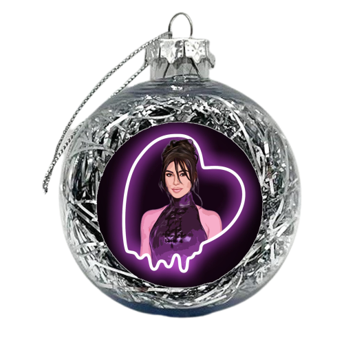 Heartbreaker Kim - xmas bauble by DOLLY WOLFE