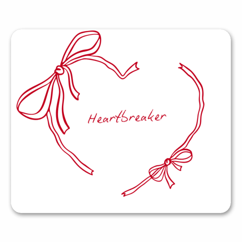 Heartbreaker - mouse mat by Ms Doodle