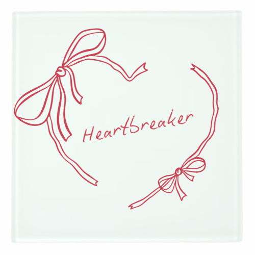 Heartbreaker - personalised beer coaster by Ms Doodle