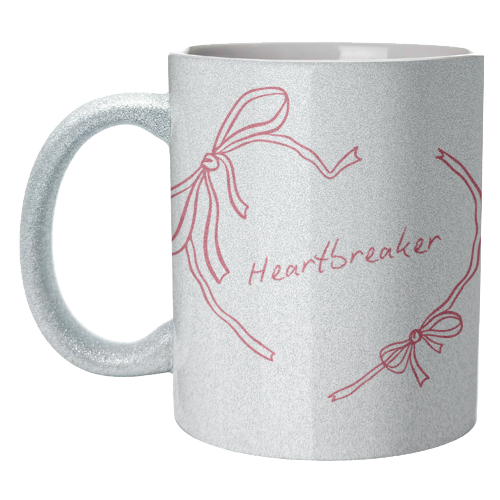 Heartbreaker - unique mug by Ms Doodle