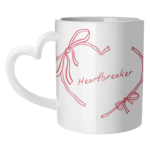 Heartbreaker - unique mug by Ms Doodle