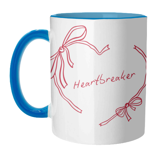 Heartbreaker - unique mug by Ms Doodle