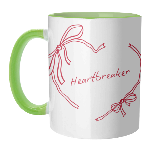 Heartbreaker - unique mug by Ms Doodle