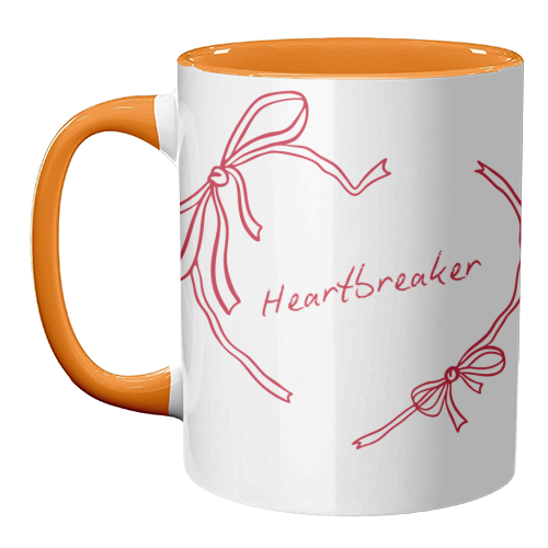 Heartbreaker - unique mug by Ms Doodle