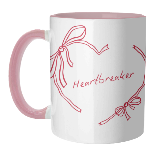 Heartbreaker - unique mug by Ms Doodle