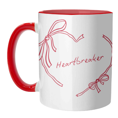 Heartbreaker - unique mug by Ms Doodle