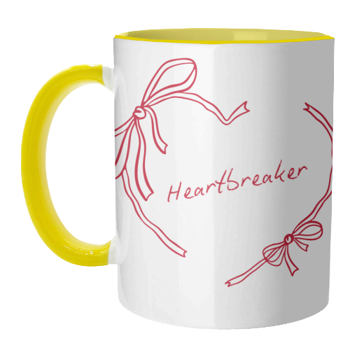 Heartbreaker - unique mug by Ms Doodle