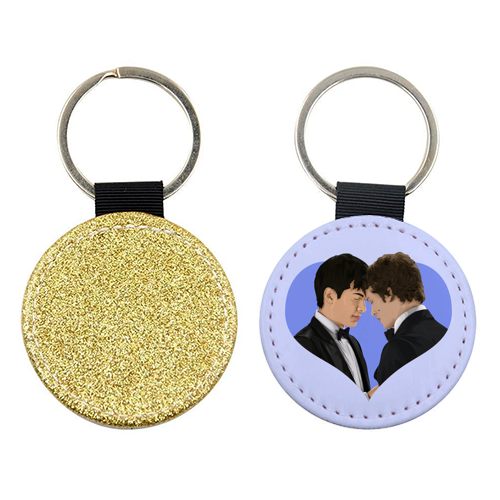 Heated Rivalry - keyring by Pink and Pip