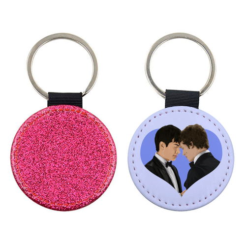 Heated Rivalry - keyring by Pink and Pip
