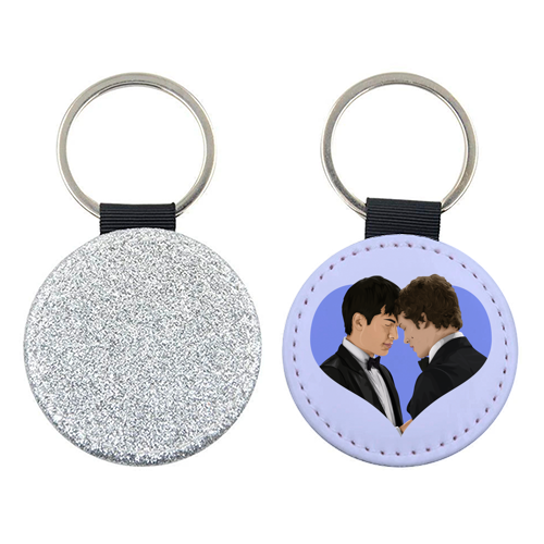 Heated Rivalry - keyring by Pink and Pip