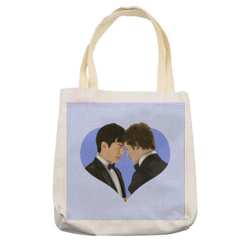 Heated Rivalry - printed canvas tote bag by Pink and Pip