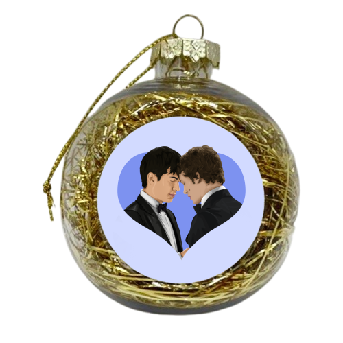 Heated Rivalry - xmas bauble by Pink and Pip