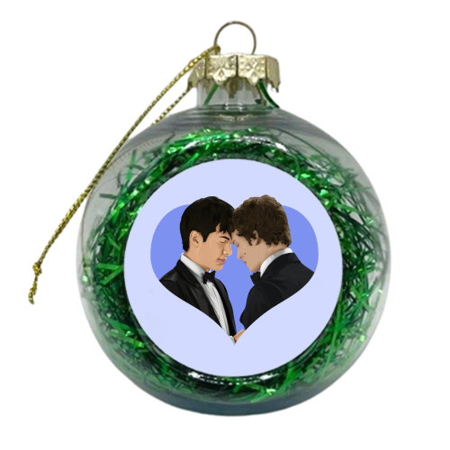 Heated Rivalry - xmas bauble by Pink and Pip