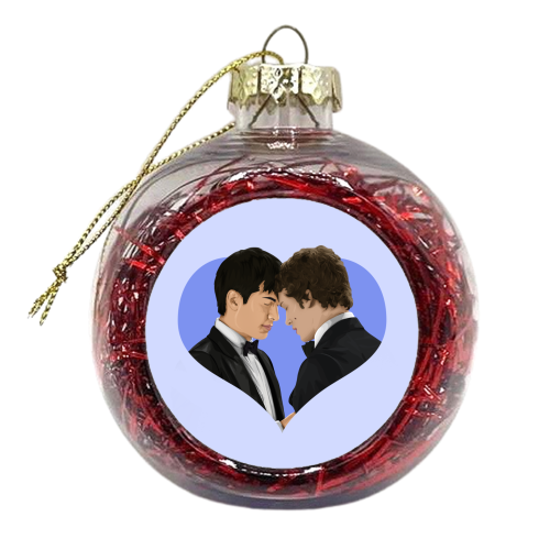 Heated Rivalry - xmas bauble by Pink and Pip