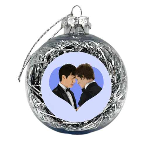 Heated Rivalry - xmas bauble by Pink and Pip