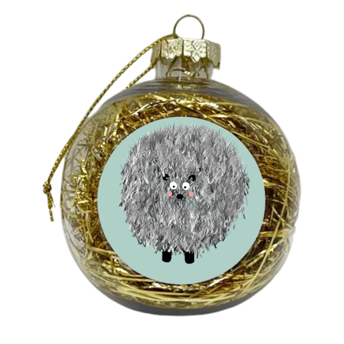 Hedgehog  - xmas bauble by Rebecca Charlotte Davies