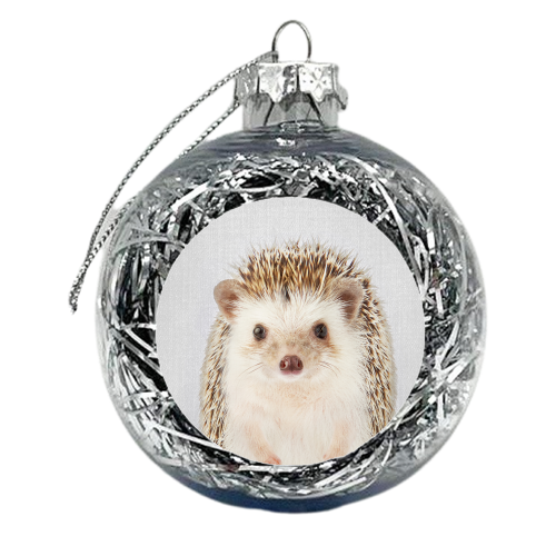 Hedgehog - Colorful - xmas bauble by Gal Design