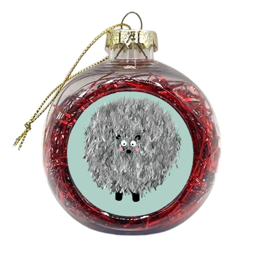 Hedgehog  - xmas bauble by Rebecca Charlotte Davies