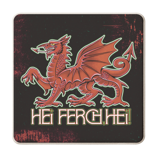Hei Ferch Hei! (Hey, Girl Hey!) - personalised beer coaster by ARTECCO
