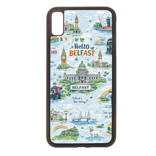 Hello Belfast - stylish phone case by Ms Doodle
