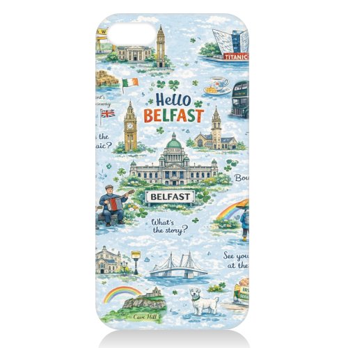 Hello Belfast - unique phone case by Ms Doodle