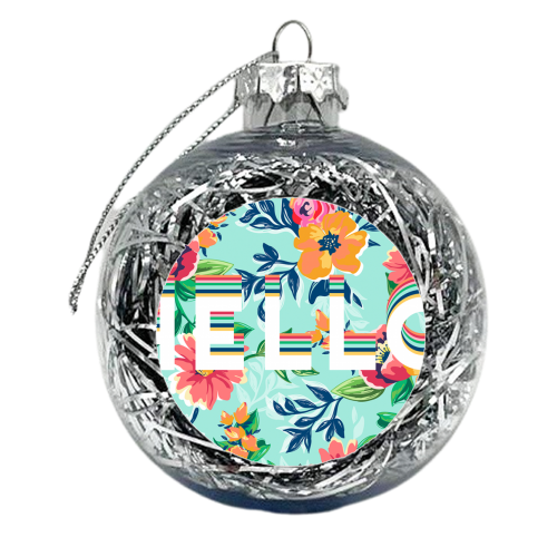 HELLO - xmas bauble by The 13 Prints