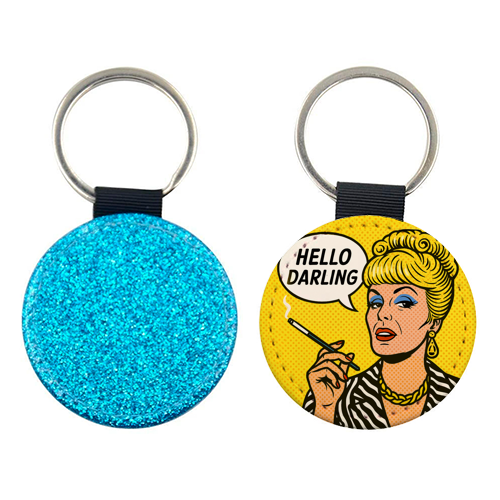 Hello Darling - keyring by Ms Doodle